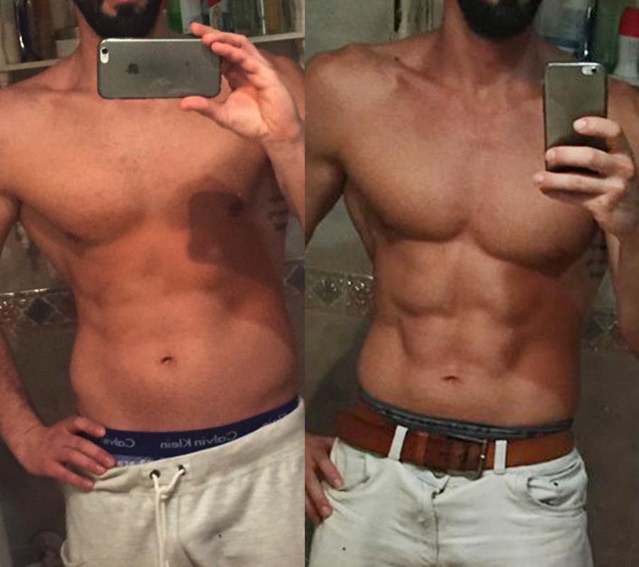 Caso real antes y después